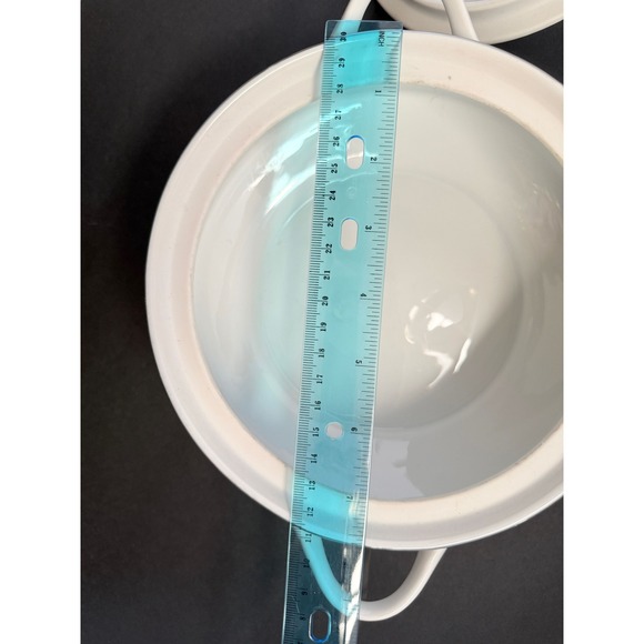 Sterling Fine China Florentine Covered Vegetable Bowl Tureen Japan Platinum Trim - Picture 9 of 9